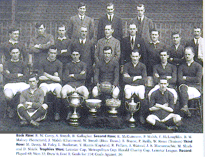 The Shelbourne team in 1919 (Photo: ShelsWeb)